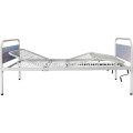 foldable double cranks with steel weldmesh bed board hospital bed